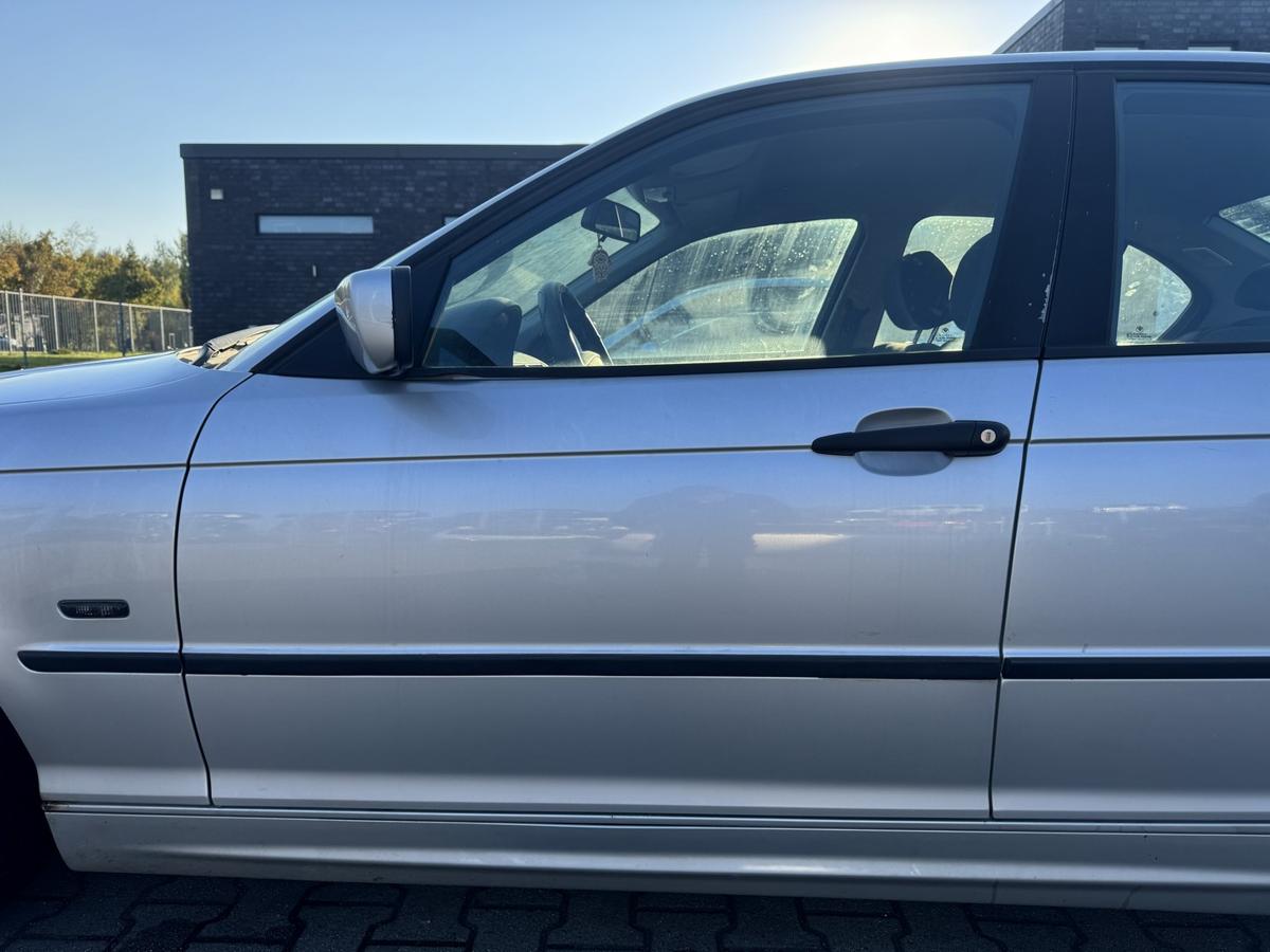 BMW 3er E46 original T&uuml;r vorn links 354 Titansilber Rohbau Bj.1998
